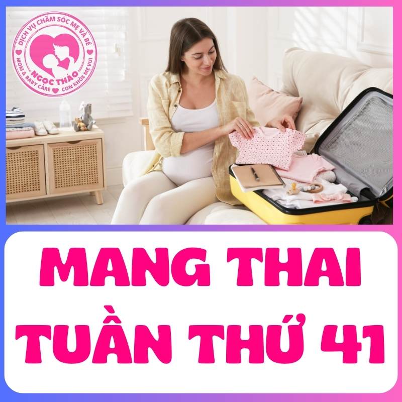 Mẹ bầu chuẩn bị đồ đi sinh tuần 41